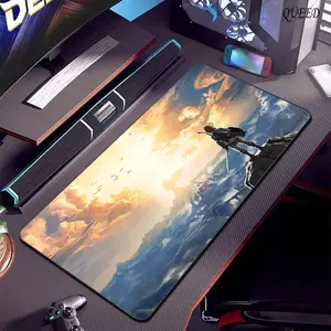 The Legend Of Zelda Game Mouse Pad, Keyboard Mat, The Legend Of Zelda Video Game Desk Mat, Breath Of The Wild Gaming Playmat For Computer Accessories, Gift For Gamers