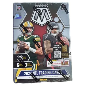 Panini 2024 NFL Mosaic Football Trading Cards Blaster Box with 2024 Edition Cards, Includes 35 Cards, 6 Players per Pack, Football Collectibles