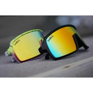 Adult black & red polarized cobra glasses