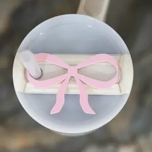 Coquette Bow Tumbler Topper Water Bottle Coquette Bow Tumbler Topper Water Bottle