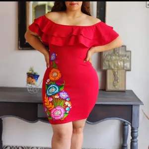Amazing Tradicional Mexican Dress Size unitalla