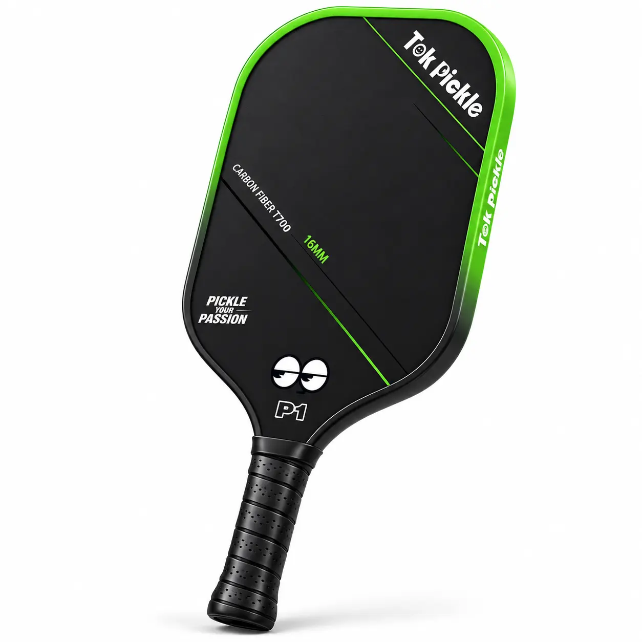 TOK PICKLE Pickleball Paddles for Adults - T700 Carbon Fiber, 16mm Polypropylene Honeycomb Core, Superior Spin, Balanced Power & Control, Large Sweet Spot, 2 High-End Designs (P1/E1), Unisex, Mother's Day Gift Option