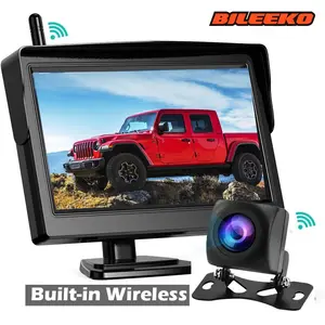 5 Inch Wireless Screen Parking Kit with Rear Camera, Easy Install Reverse Parking Aid, Eliminate Blind Spots, Complete Parking Assistance Set