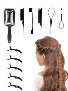 Hair Styling Tool Set, Hair Comb & Hair Clips, Professional Hair Styling Tools for Women & Girls, DIY Hair Styling Tools