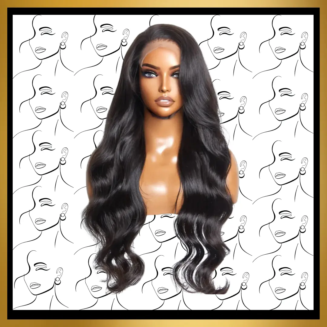 MANE ENVY BODY WAVE GLUELESS WIG BLACK