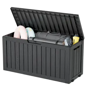 72-Gallon Storage Bin, Resin Material, Waterproof & UV-Resistant, Organizer for Garage, Warehouse, and Patio 72-Gallon Storage Bin, Resin Material, Waterproof & UV-Resistant, Organizer for Garage, Warehouse, and Patio