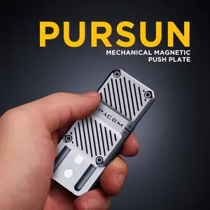 Magnetic Fidget Spinner Toy, Edc Metal Push Block, Sensory Hand Toy, Halloween Party Gift, Christmas Present, Party Favor