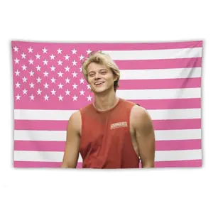 JJ Maybank Star Flag Tapestry Poster  Interesting National Flag Wall Art for Dormitory, Living Room, Bedroom, Indoor & Outdoor Decoration
