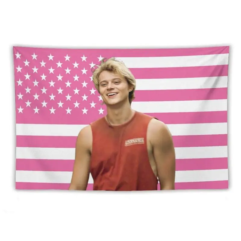 JJ Maybank Star Flag Fabric Tapestry - Wall Decor for Dormitory, Indoor/Outdoor Home Decoration