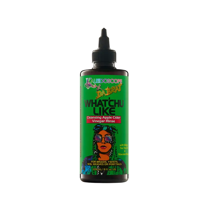 Da Brat Whatchu Like Ginger Cider Vinegar Rinse - 8oz Kaleidoscope Haircare Product, Gentle Nourishing Haircare with Natural Extracts, Scalp Refresh & Cleansing Selfcare for Textured Hair