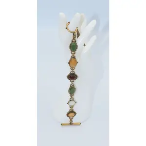 Lucky Brand Flower Power Style Toggle Clasp Reversible Bracelet NWT