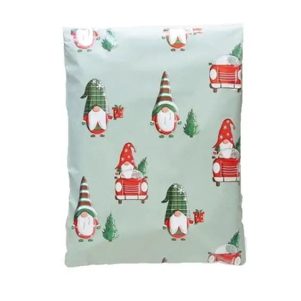 Christmas Gnome Poly Mailers Size 10x13 Shipping Bags