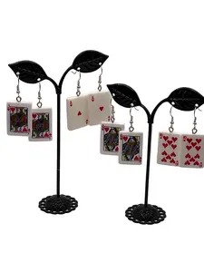 Heart Card Earrings
