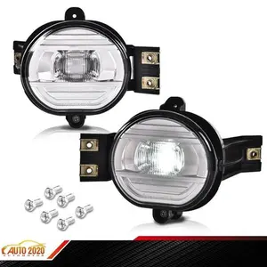Fit For 02-09 Dodge Ram 1500-3500 Pair Super Bright LED Projector Fog Light Lamp
