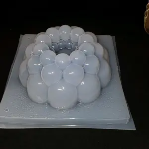molde para gelatina de plastico