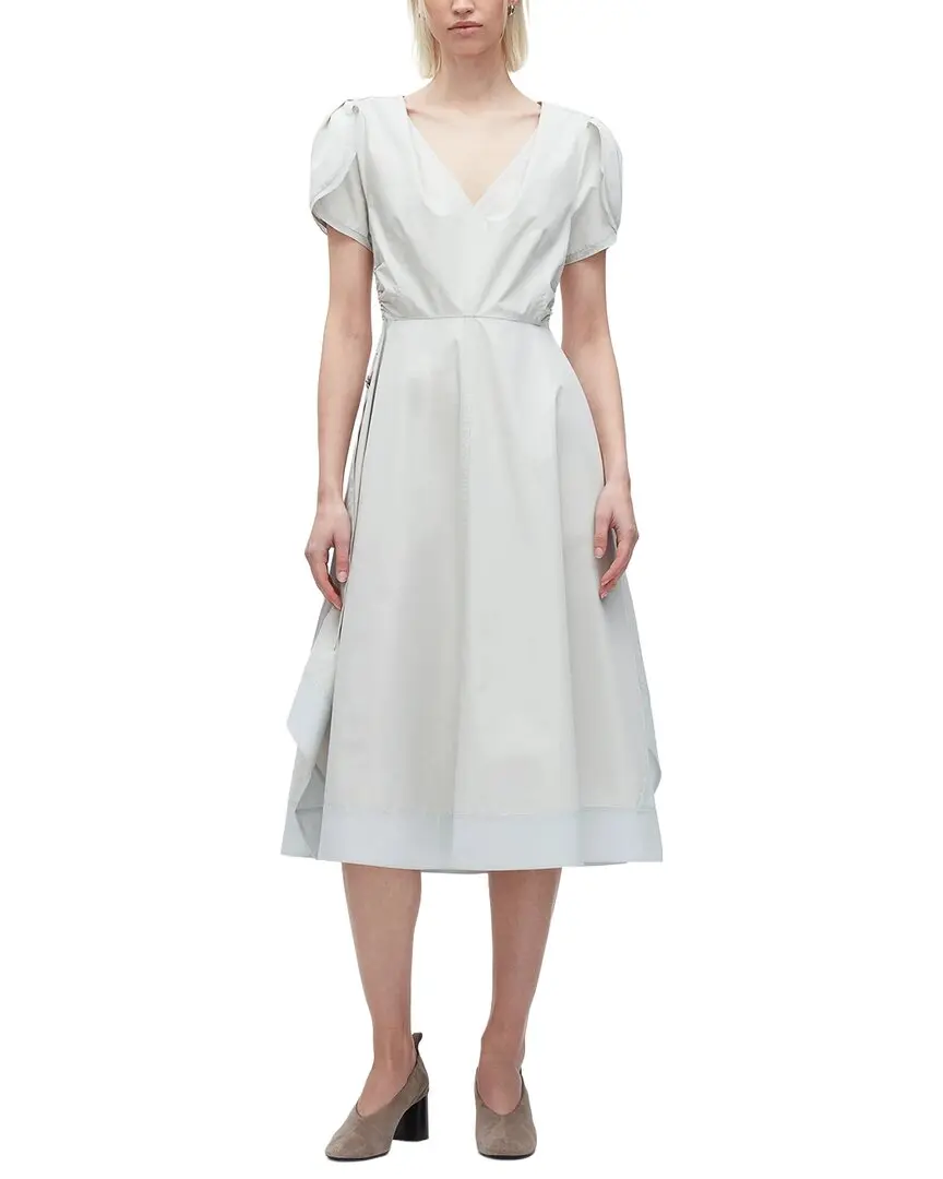 3.1 Phillip Lim Soft Tulip Sleeve V-Neck Dress