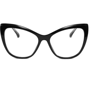 FEISEDY Trendy Cateye TR90 Blue Light Blocking Spring Hinges Computer Glasses Women B2676