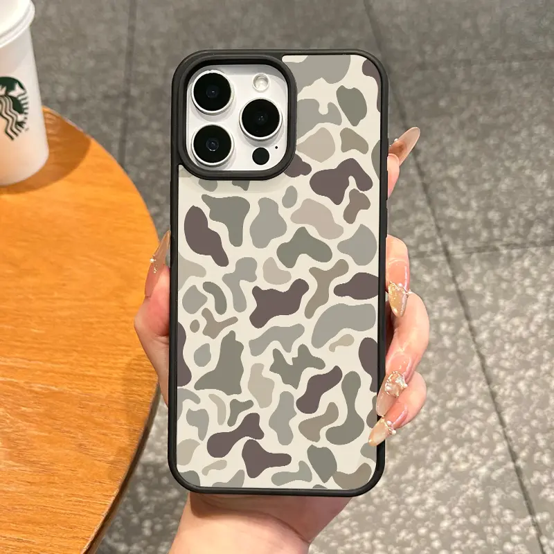 Premium Magnetic iPhone 11/12/13/14/15/16/17 Pro Max Cover - Camouflage Pattern, MagSafe Ready, Shockproof Anti-Fall Resistance, Ultra-Thin Casing, Smartphone Protector for Everyday Use