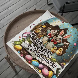 Easter Wrapping Paper, Festive Gift Wrap, Spring Celebration Decor, Holiday Gift Wrap, Eggstravaganza Design