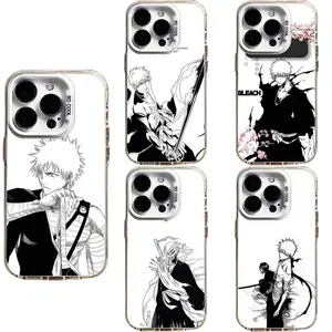 Bleach Kurosaki Ichigo Anime Case iPhone 17/16/15/14/13/12/11 Samsung S26 S25 S24 S23 S22 White Candy Matte Shockproof
