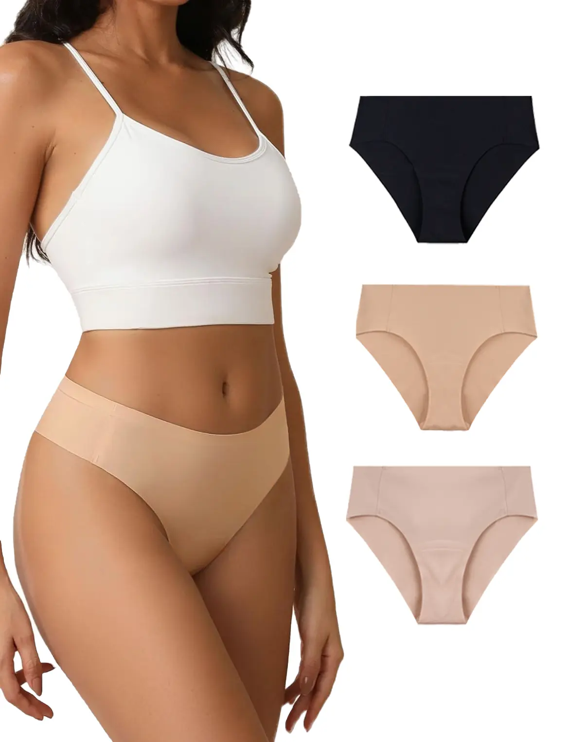 Women's Anti-Embarrassment Hip-Hugging Briefs - G-string style, seamless cut, classic fit, machine washable, comfortable underwear # SummerWins # TikTokShopDealsforYouDays