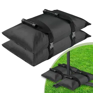 2-Pack Sandbags, Enhance Stability, Wind-Resistant Base for Outdoor Canopies, Tents, Beach Umbrellas, Foldable Covers