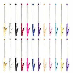 4pcs Metal Wire Alligator Clamp, Long-Tailed Alligator Iron Clip Photo Clip for DIY Note Picture Menu