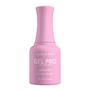 Kiara Sky Gel Pro - Radio Silent HEMA-Free + TPO Free Nail Gel Polish | Intense Pigmentation, Long-Lasting Wear | Finish: Cream 15ml