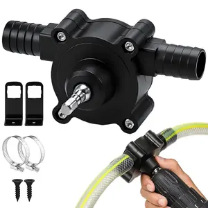 Drill Pump for Water Transfer, Self-Priming Electric Drill Powered Pump, Portable Hand Drill Water Pumps for Gasoline, Oil, Diesel, Aquarium, Garden – Heavy-Duty Transfer Pumps