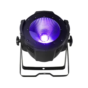 SHEHDS LED COB Par Lights 200W RGBWA+UV 6IN1 Stage Lighting Wash Lights DMX 512 Aluminum Alloy Shell Uplighting for Church Christmas Party Disco Wedding Birthdays Concert Club Show