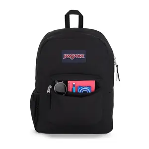 JanSport SuperBreak One Backpacks - Durable, Lightweight Bookbag with 1 Main Compartment, Front Utility Pocket with Built-in Organizer - Premium Backpack, Black