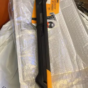 1pc ToughBuilt TB-H1-1SBR-S24X ShockStop 24-oz Milled Face Steel Head Rubber Rip Framing Hammer, Handheld Hammer, Professional Hand Tool for Home & Office Clawhammer