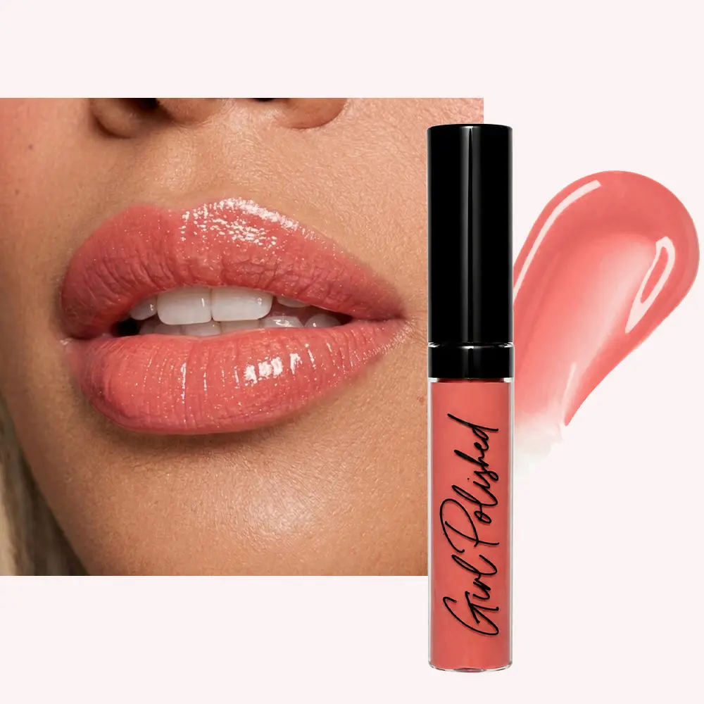 Girlpolished Mint Kiss Lip Gloss | Hint of Mint Hydrating spearmint shine