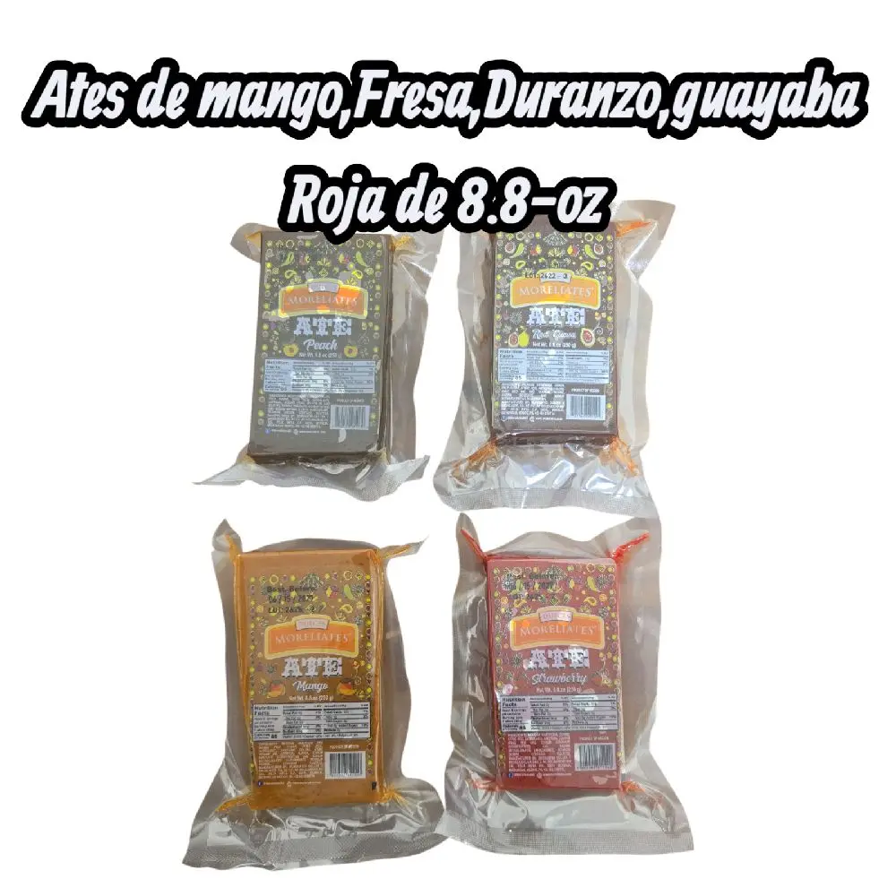 Dulces Moreliates Ate de Membrillo (Quince Apple Paste) – 8.8 oz (250 g y otros sabores disponibles