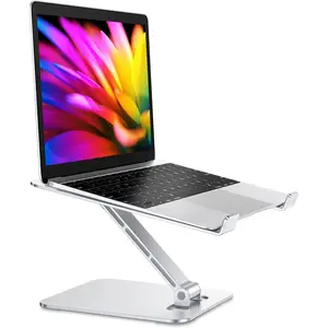 Foldable Laptop Stand, Height Adjustable   Stand for Desk Lecterns Riser,  Portable Laptop Riser Holder Notebook Mount Compatible with MacBook Pro Air, ,  10-16"
