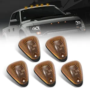 Amber LED Cab Clearance Lights,Rooftop Marker Running Light Compatible for Ford F150 F250 F350 F450 F550 1999-2016 Super Duty Pickup Trucks