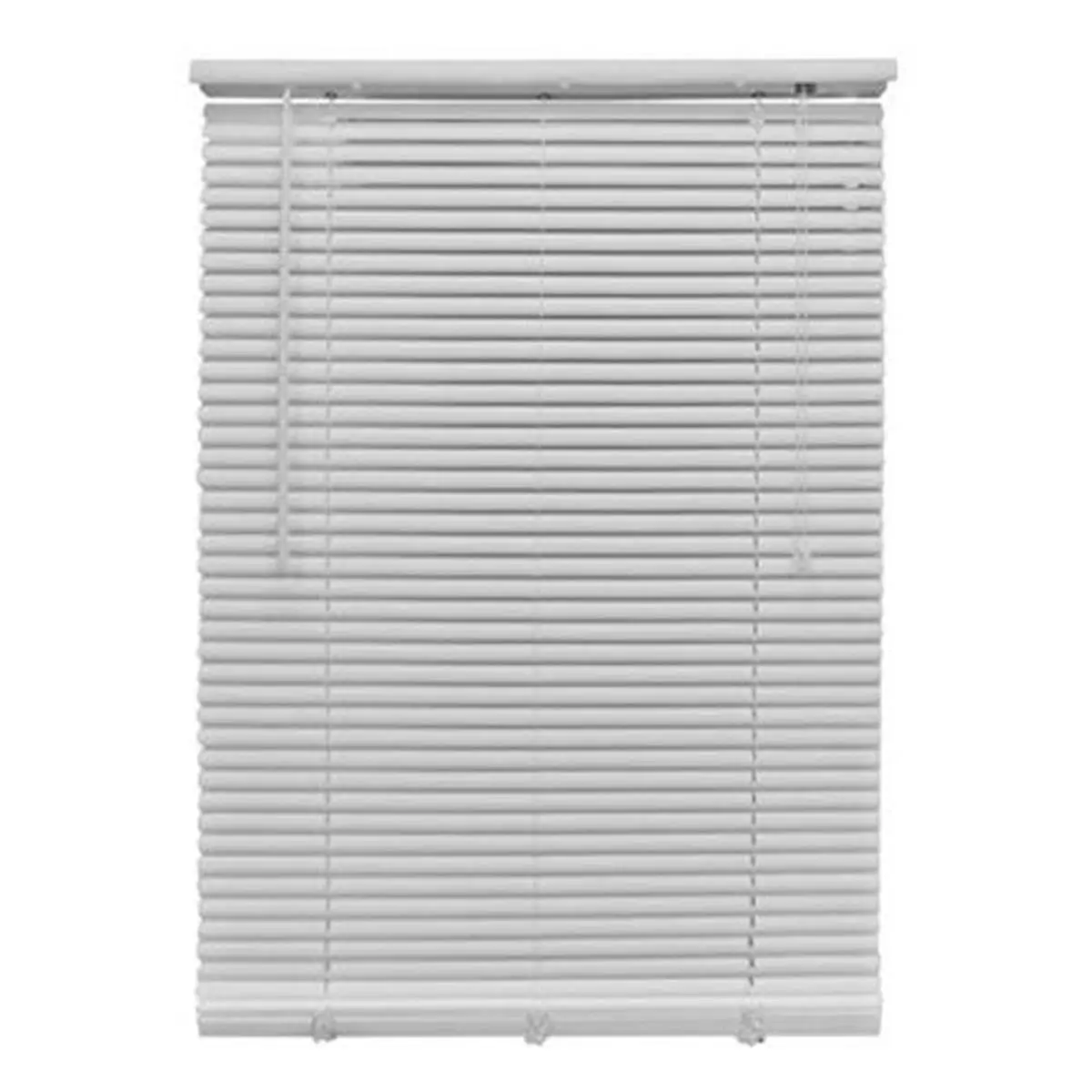 212 MAIN Nursery Cordless Room Darkening Mini Blind - White 1-Inch PVC Slats Window Shade, Easy Install, 71x64 in, Tilt Wand, Window Mount, Optimal Privacy & Light Control, Shadow & Silhouette Elimination