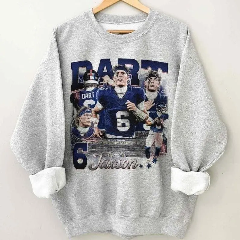 Jaxson Dart Vintage Bootleg 90s Sweatshirt T-Shirt, Football Shirt, Gift For Her and Fan