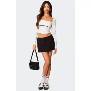 Edikted Women's Tailored Mini Skirt - Multicolor