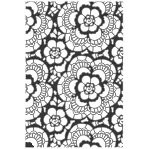 Sizzix Multi Level Textured Impressions Embossing Folder - Vault Lace by Tim Holtz