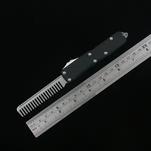 MT 85 Knives Stone washing D2 Steel Blade 6061-T6 Aviation Aluminum Handle ﻿Portable knife