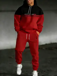 Two-Piece Hoodie Sweatshirt Set, Fitted Fashionable Design, Comfortable Wear, Fall & Winter Casual, Holiday Gift