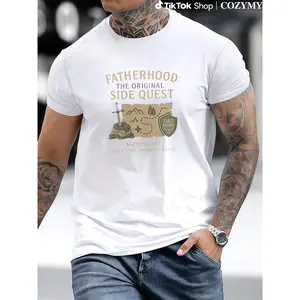 Funny D&D Dad shirt, Fatherhood Side Quest T-Shirt, Funny RPG Dad Tee, Nerdy Father's Day Gift for Gamer, Dunge0ns and Drag0ns Sweatshirt