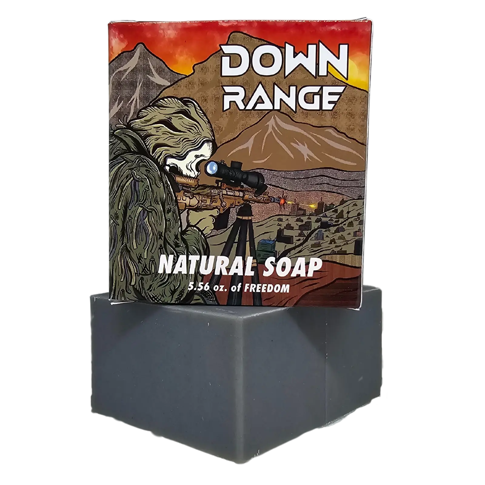 Down Range Natural Soap - Gun Powder