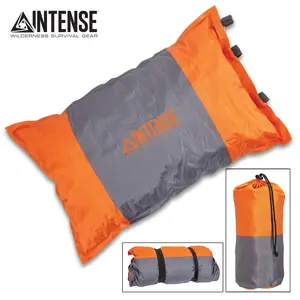 Intense Self-Inflating Camping Pillow with Carry Bag