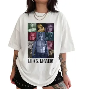 Leon S Kennedy Resident Evil Shirt Ver 1, RE4 Bootleg Game Vintage Y2K Sweatshirt, Unisex Hoodie