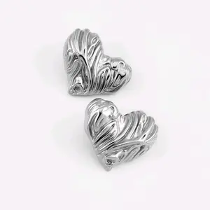 Rooted Heart Nature-Inspired Earrings - Stainless Steel 18K Gold Plated