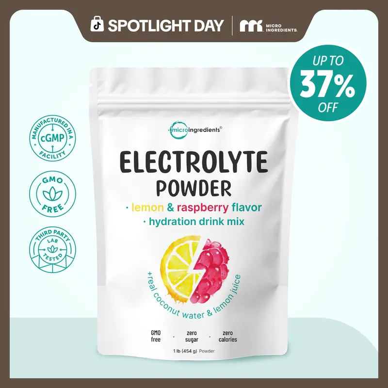 Micro Ingredients Hydration Electrolytes Powder, 1lb