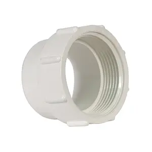 6" PVC DWV Fitting Cleanout Adapter (SPG x FPT)