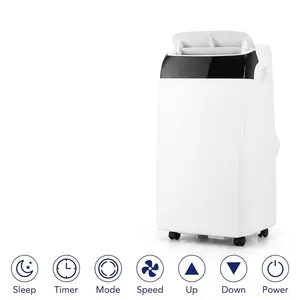 Powerful & Efficient Cooling – 14,000 BTU Portable Air Conditioner – 3-in-1 AC with Cooling, Dehumidifier & Fan – Ultra-Quiet, Energy Saving, Remote Control, 24H Timer, Window Kit – Ideal for Bedroom